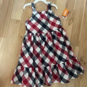 Gymboree  Red Plaid Kids Dress